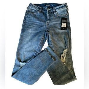 True Religion Halle Mid Rise Super Skinny Jeans Deep Sleep / NWT / Size …